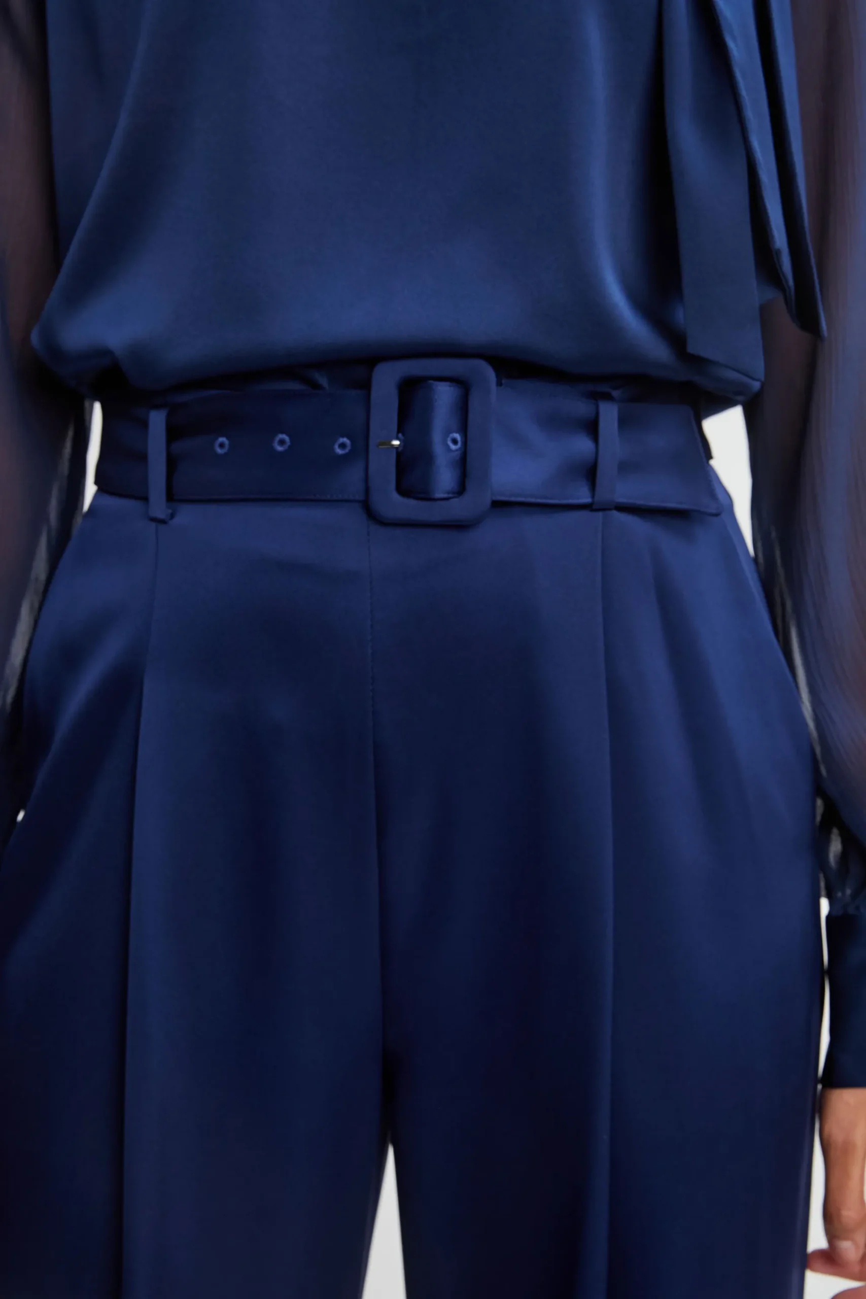 belted_satin_pleated_pant_4.webp Elie Tahari Bottoms-Belted Satin Pleated Pant