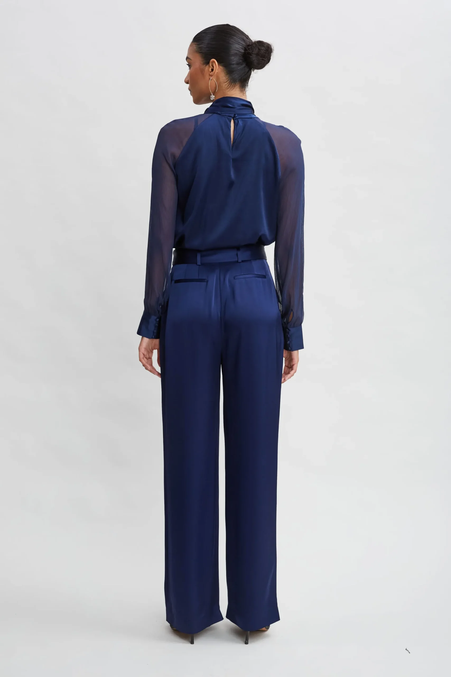 belted_satin_pleated_pant_5.webp Elie Tahari Bottoms-Belted Satin Pleated Pant
