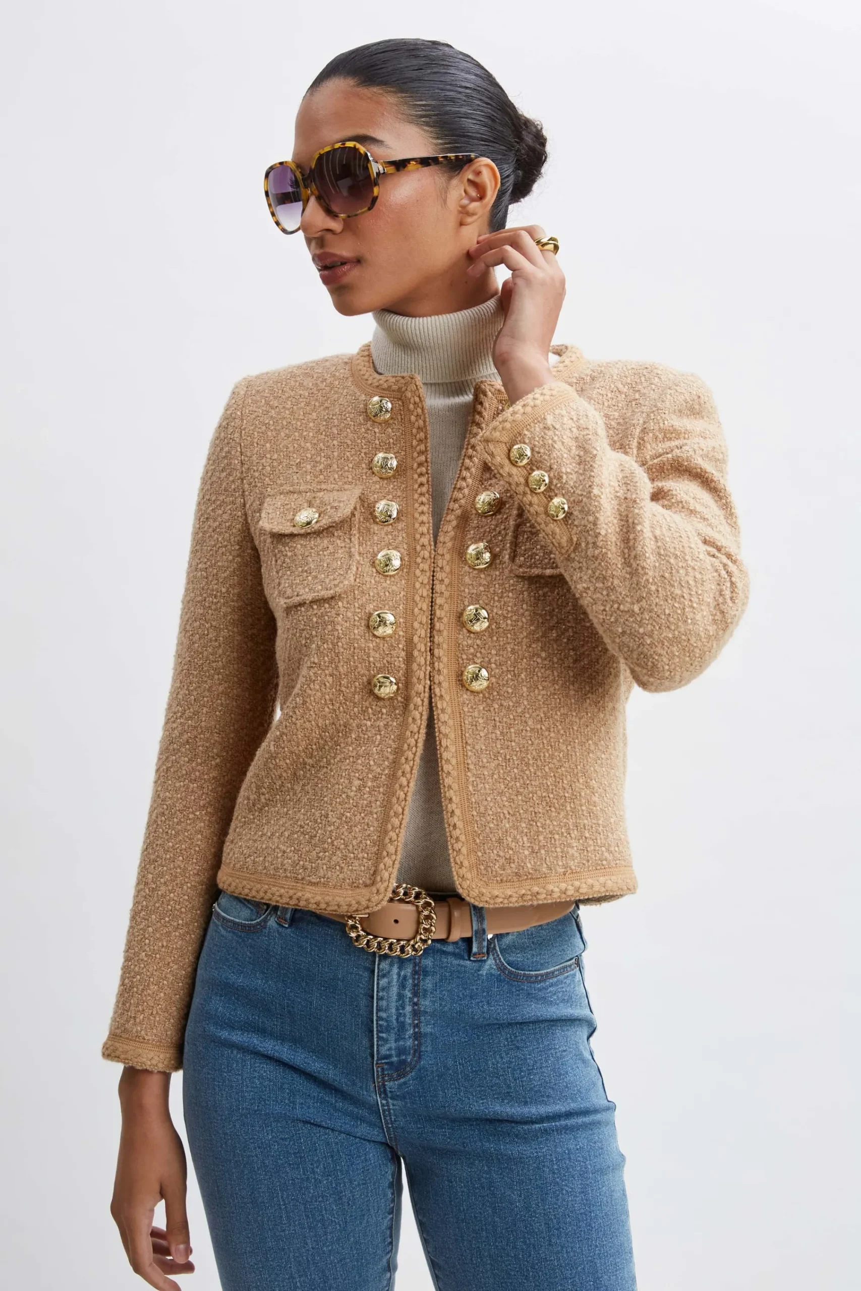 boucle_button_jacket_0-1.webp Elie Tahari Jackets & Blazers-Boucle Button Jacket