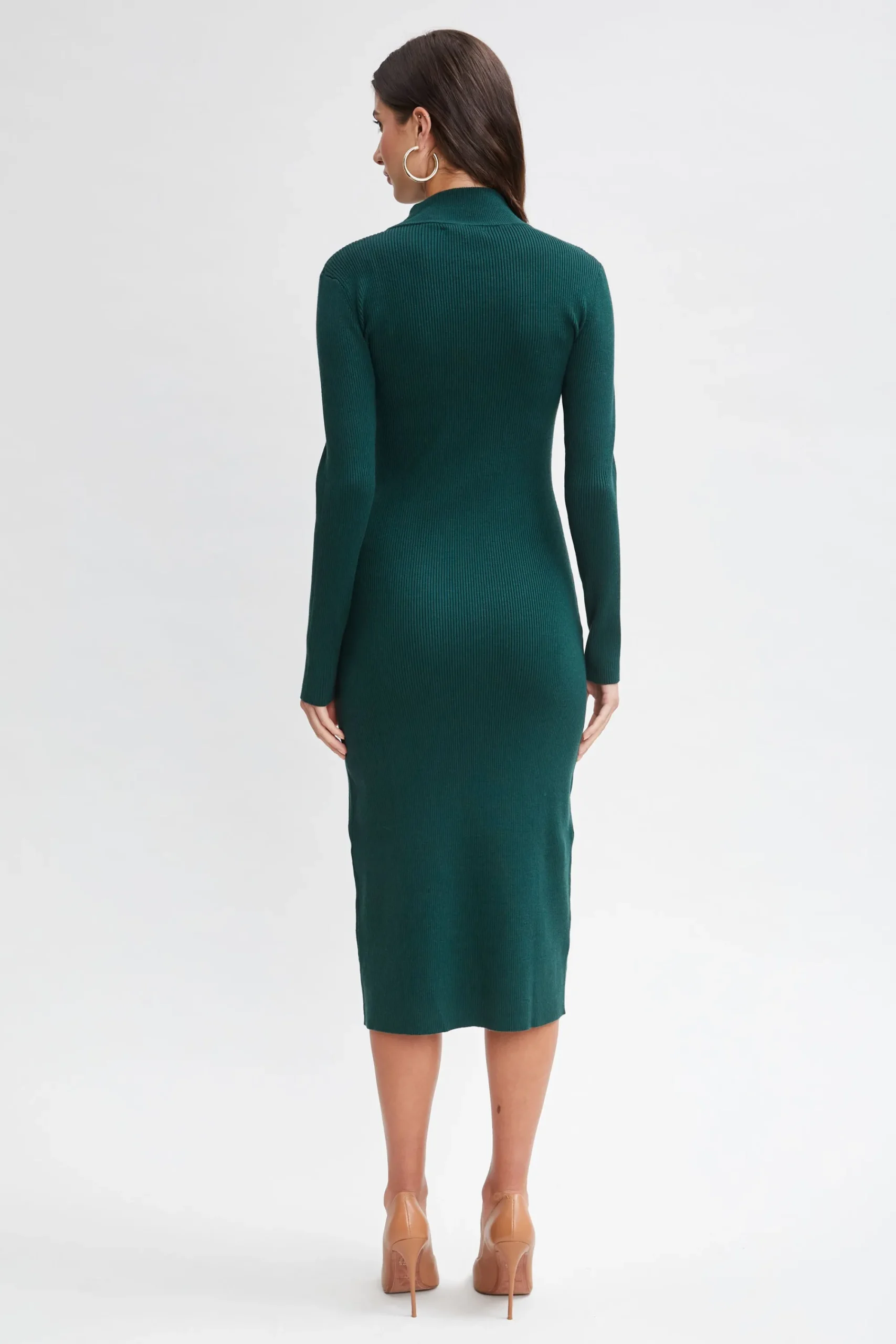 button_sweater_dress_3.webp Elie Tahari Dresses & Jumpsuits | Long Sleeve Dresses-Button Sweater Dress