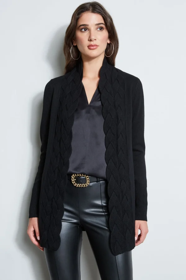 Elie Tahari Tops & Sweaters-Cable Cardigan