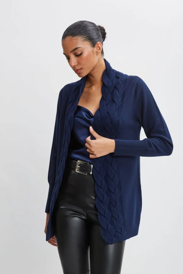 Elie Tahari Tops & Sweaters-Cable Cardigan