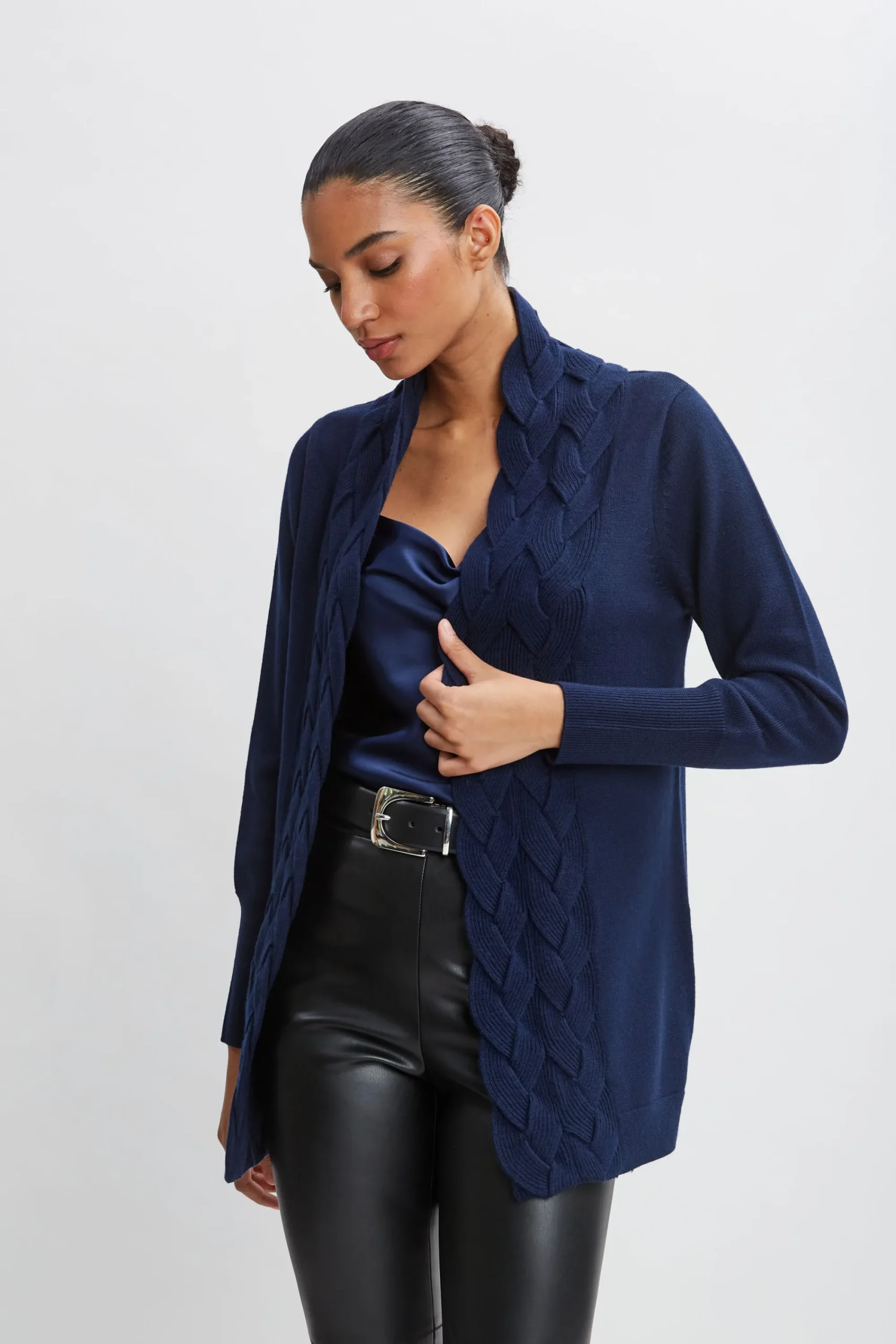 cable_cardigan_2-2.webp Elie Tahari Tops & Sweaters-Cable Cardigan