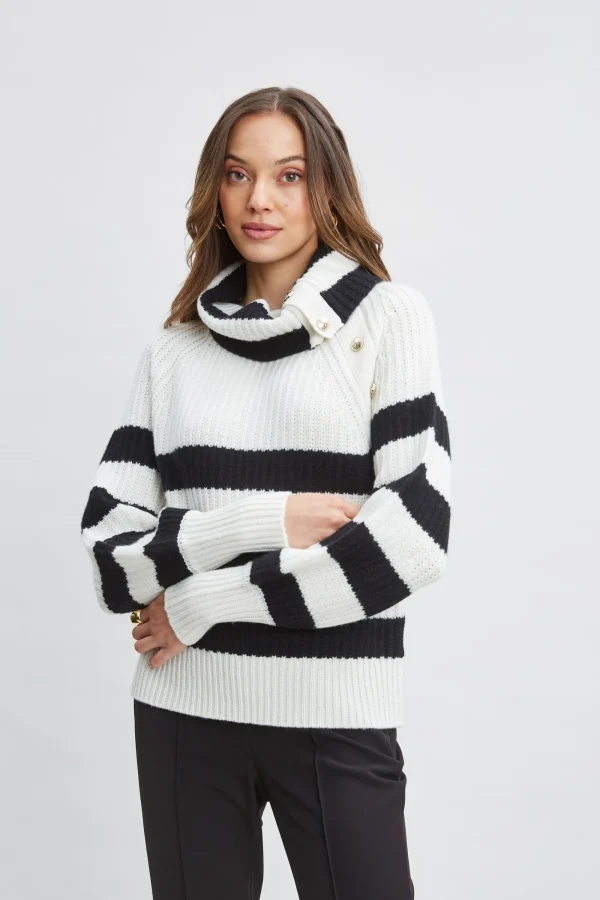 Elie Tahari Tops & Sweaters-Cashmere Stripe Sweater