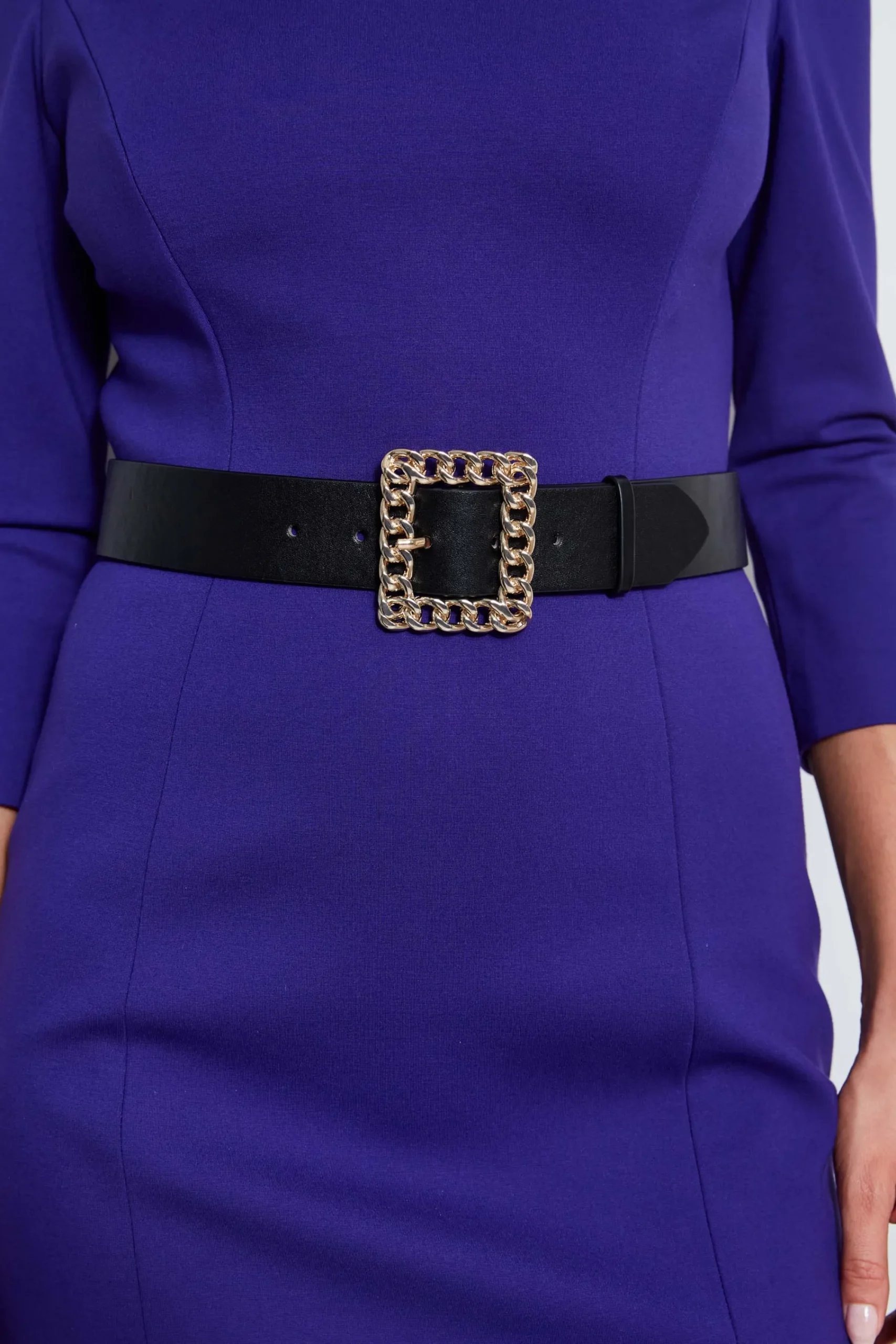 chain_belt_dart_dress_3-1.webp Elie Tahari Dresses & Jumpsuits | Long Sleeve Dresses-Chain Belt Dart Dress