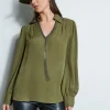 Elie Tahari Tops & Sweaters-Chain Collar Shirt