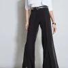 Elie Tahari Bottoms-Chiffon Panel Pant