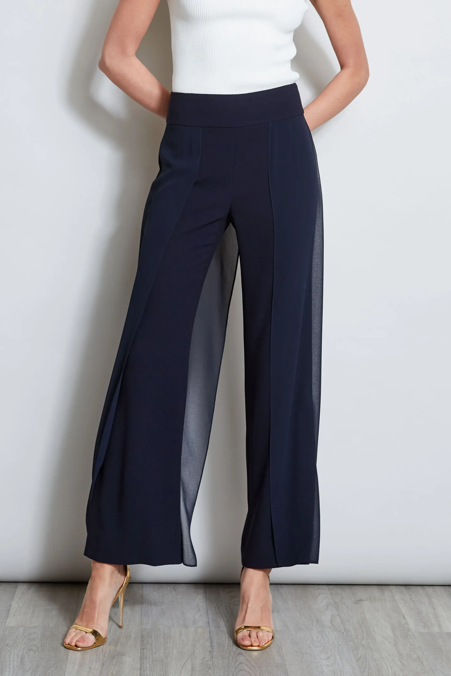 chiffon_panel_pant_0-4.webp Elie Tahari Bottoms-Chiffon Panel Pant