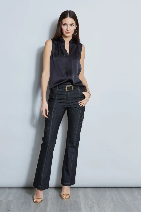 Elie Tahari Tops & Sweaters-Contour Silk Satin Shirt