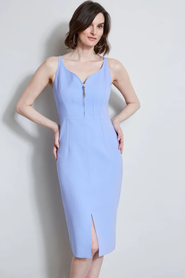 Elie Tahari Dresses & Jumpsuits | Midi Dresses-Contour Zip Dress