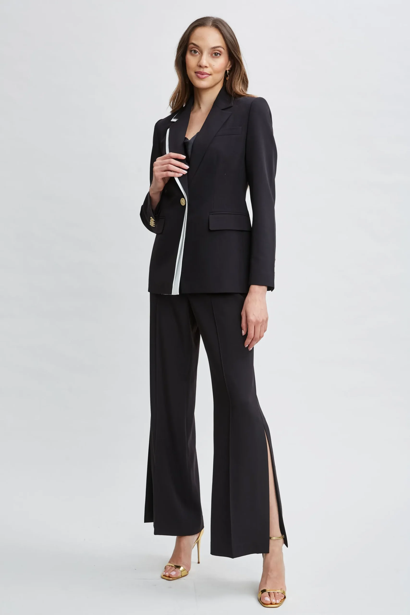 contrast_trim_blazer_1.webp Elie Tahari Jackets & Blazers | Suiting-Contrast Trim Blazer