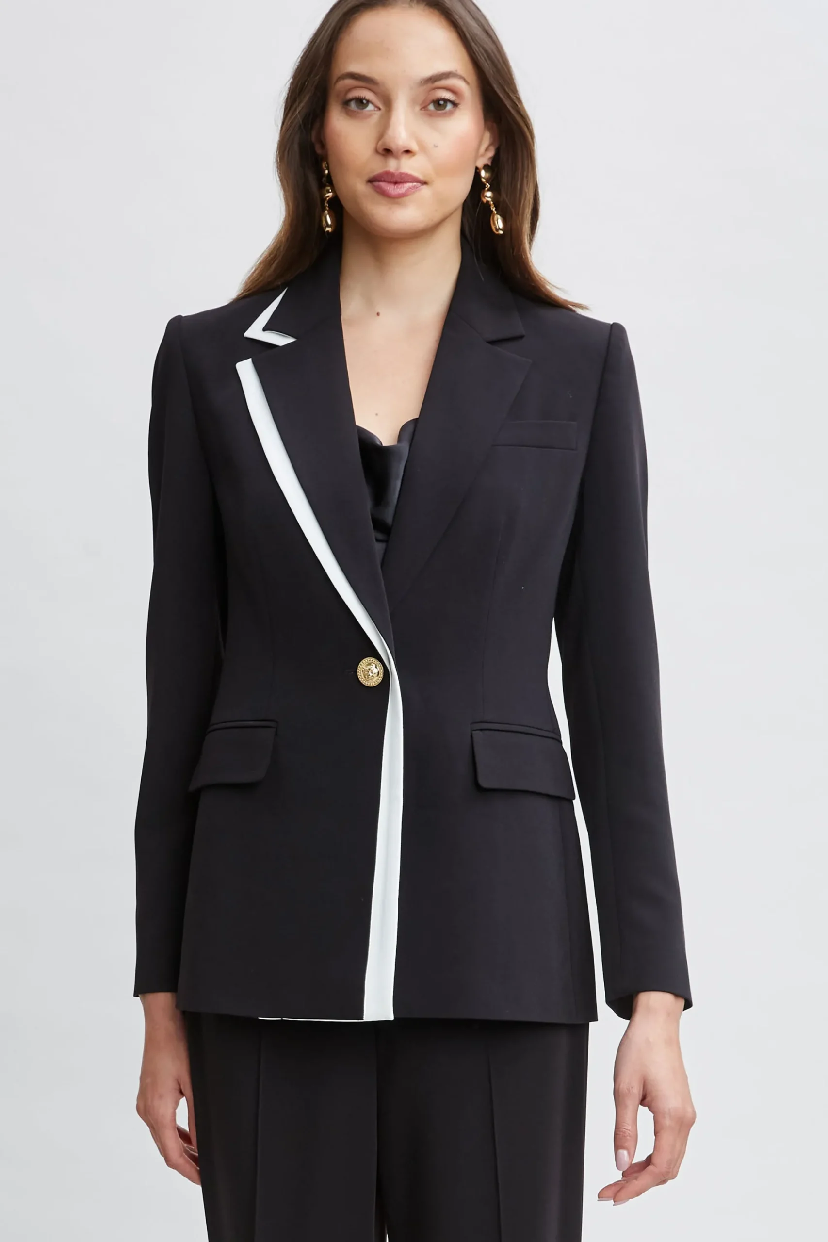 contrast_trim_blazer_2.webp Elie Tahari Jackets & Blazers | Suiting-Contrast Trim Blazer