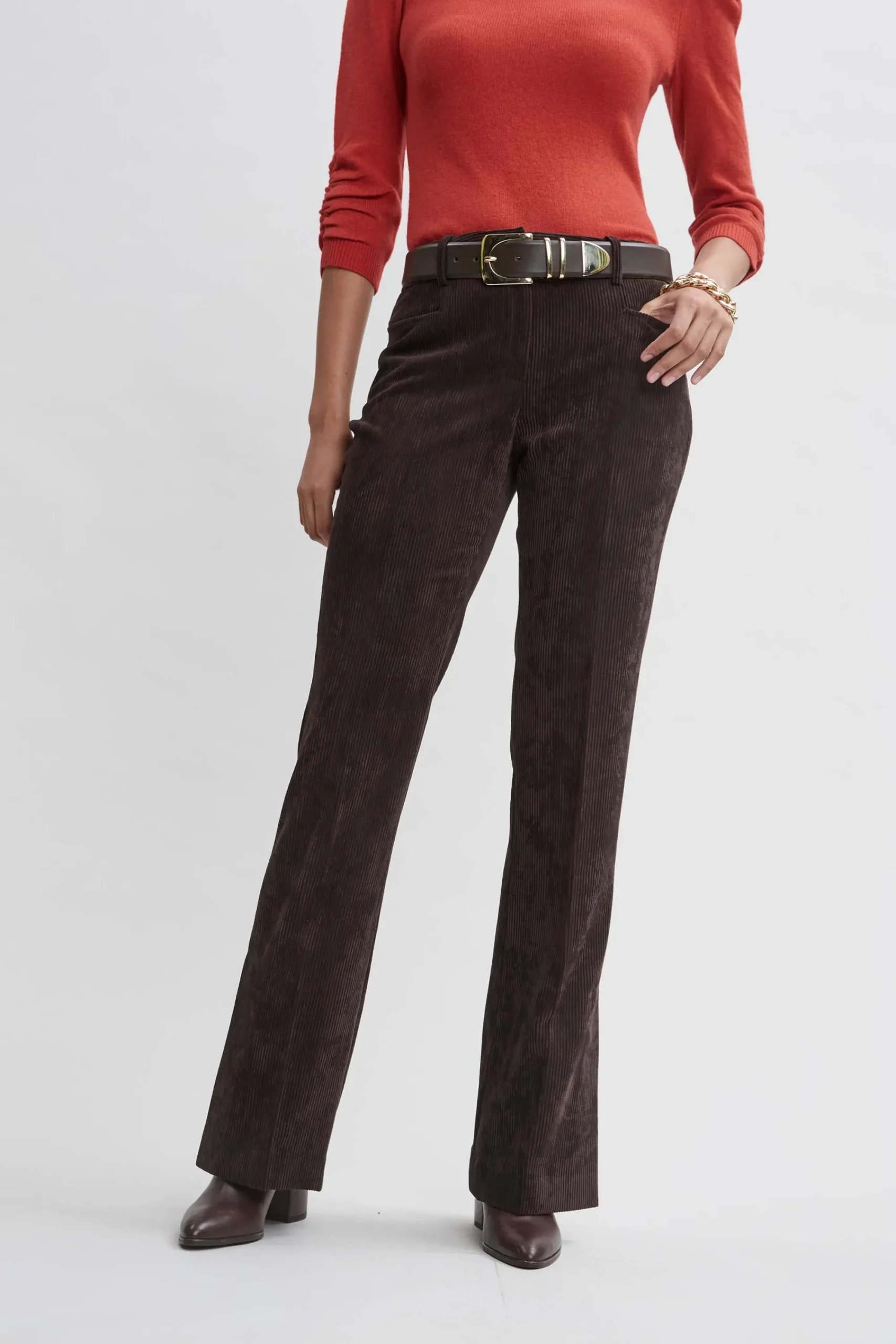 corduroy_fit_amp_flare_pa_0.webp Elie Tahari Bottoms | Suiting-Corduroy Fit & Flare Pant