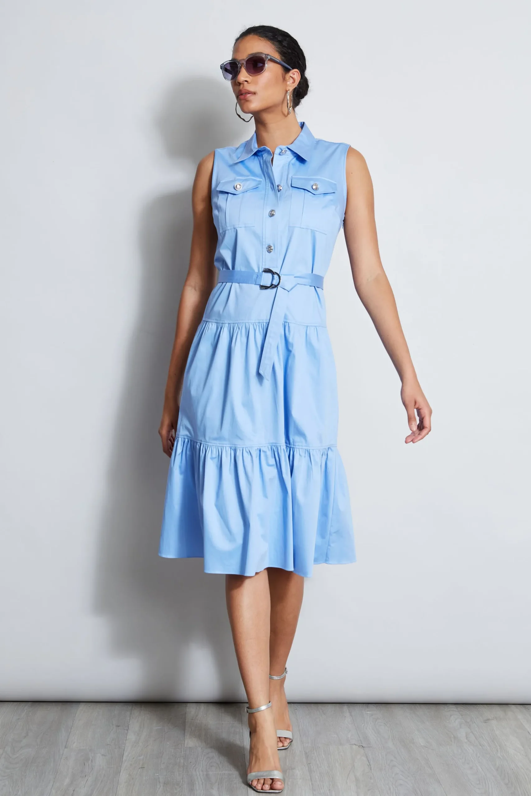 cotton_utility_dress_0-1.webp Elie Tahari Dresses & Jumpsuits | Sleeveless Dresses-Cotton Utility Dress