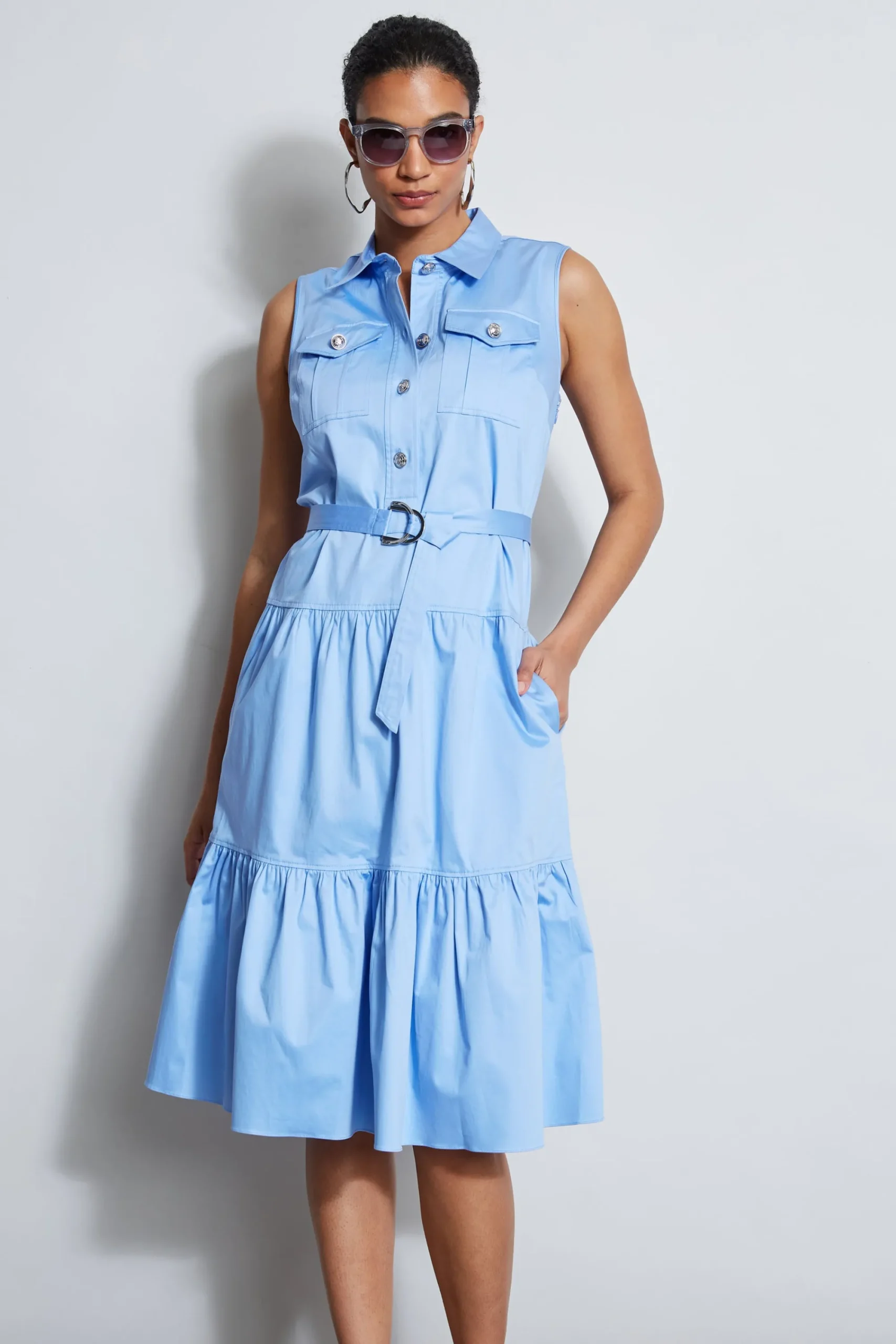 cotton_utility_dress_1-1.webp Elie Tahari Dresses & Jumpsuits | Sleeveless Dresses-Cotton Utility Dress