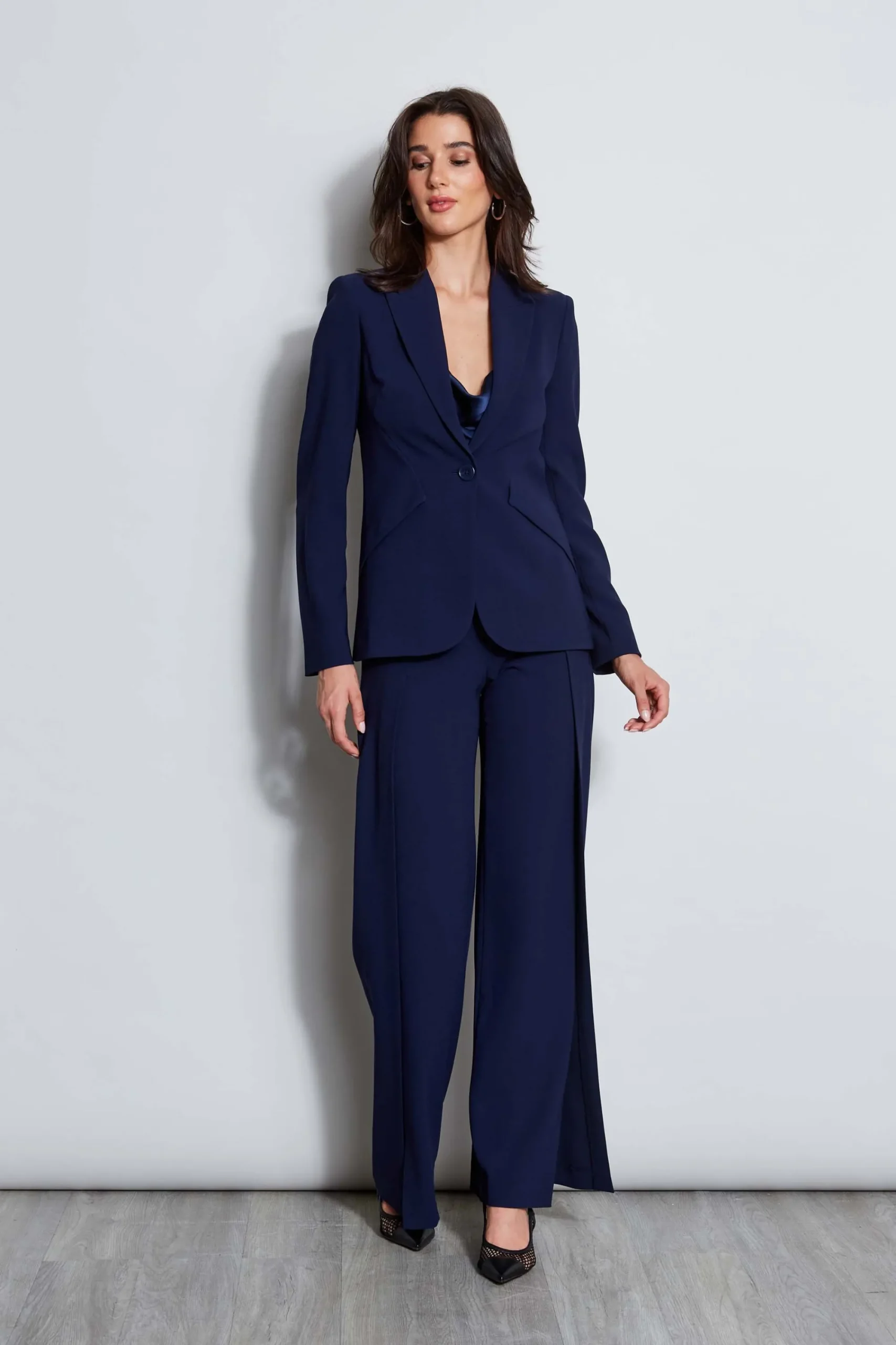 crepe_overlay_slit_pant_4-1.webp Elie Tahari Bottoms | Suiting-Crepe Overlay Slit Pant