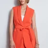 Elie Tahari Jackets & Blazers-Crepe Vest