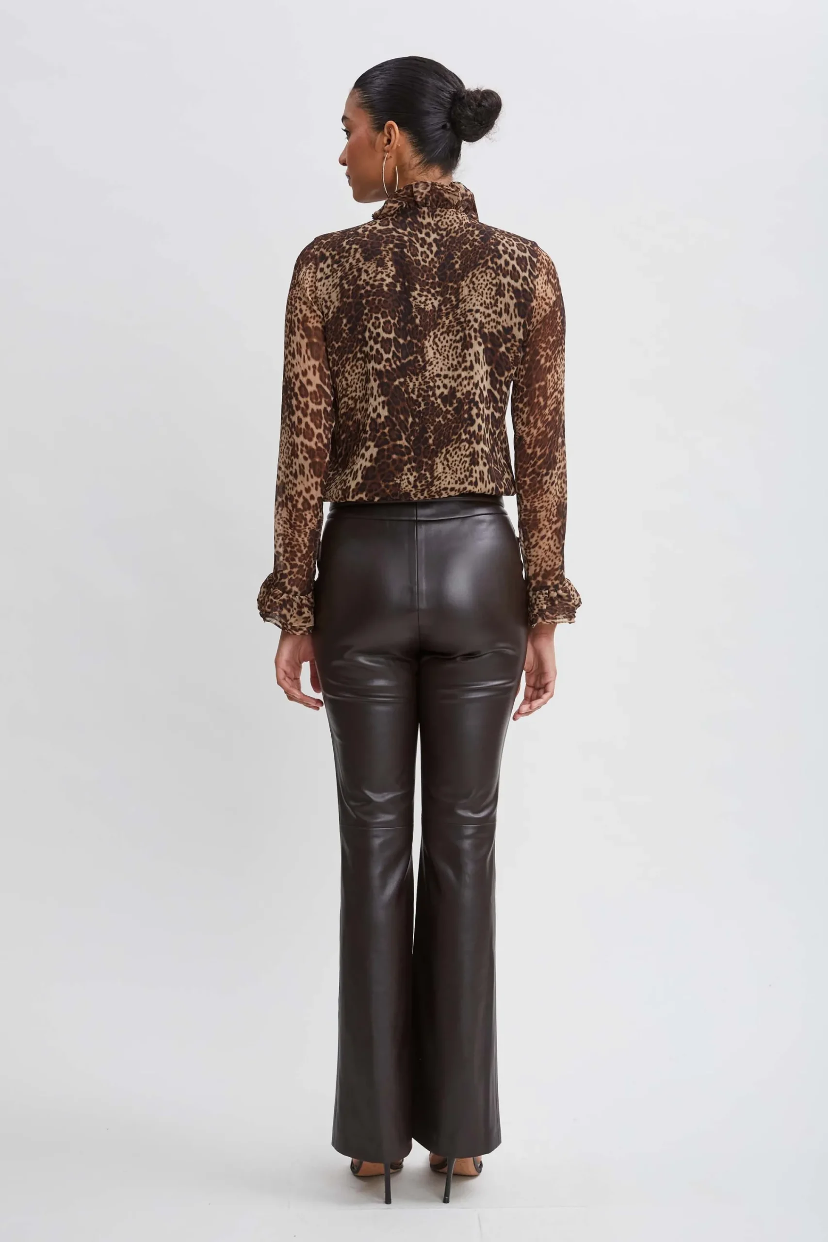 crinkle_chiffon_safari_bl_4.webp Elie Tahari Tops & Sweaters-Crinkle Chiffon Safari Blouson Shirt