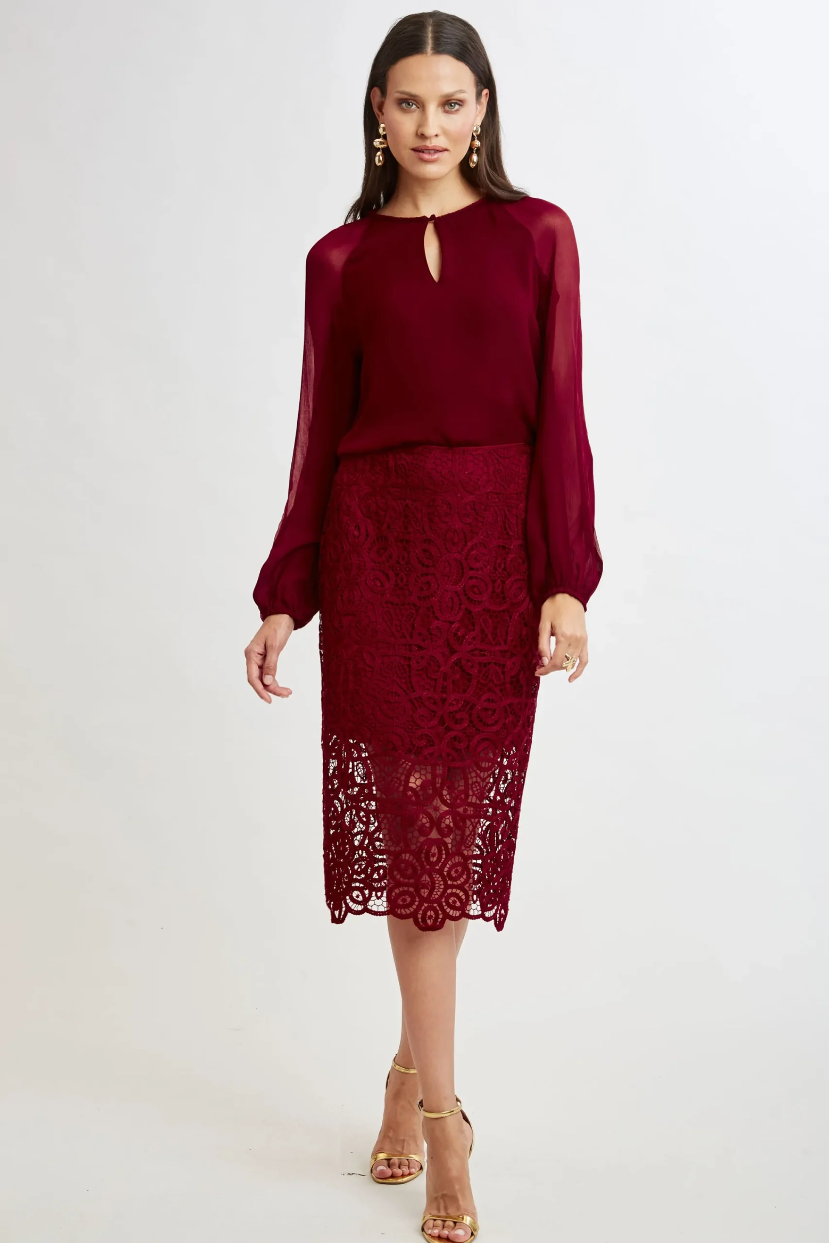 crochet_lace_midi_skirt_2.webp Elie Tahari Bottoms-Crochet Lace Midi Skirt
