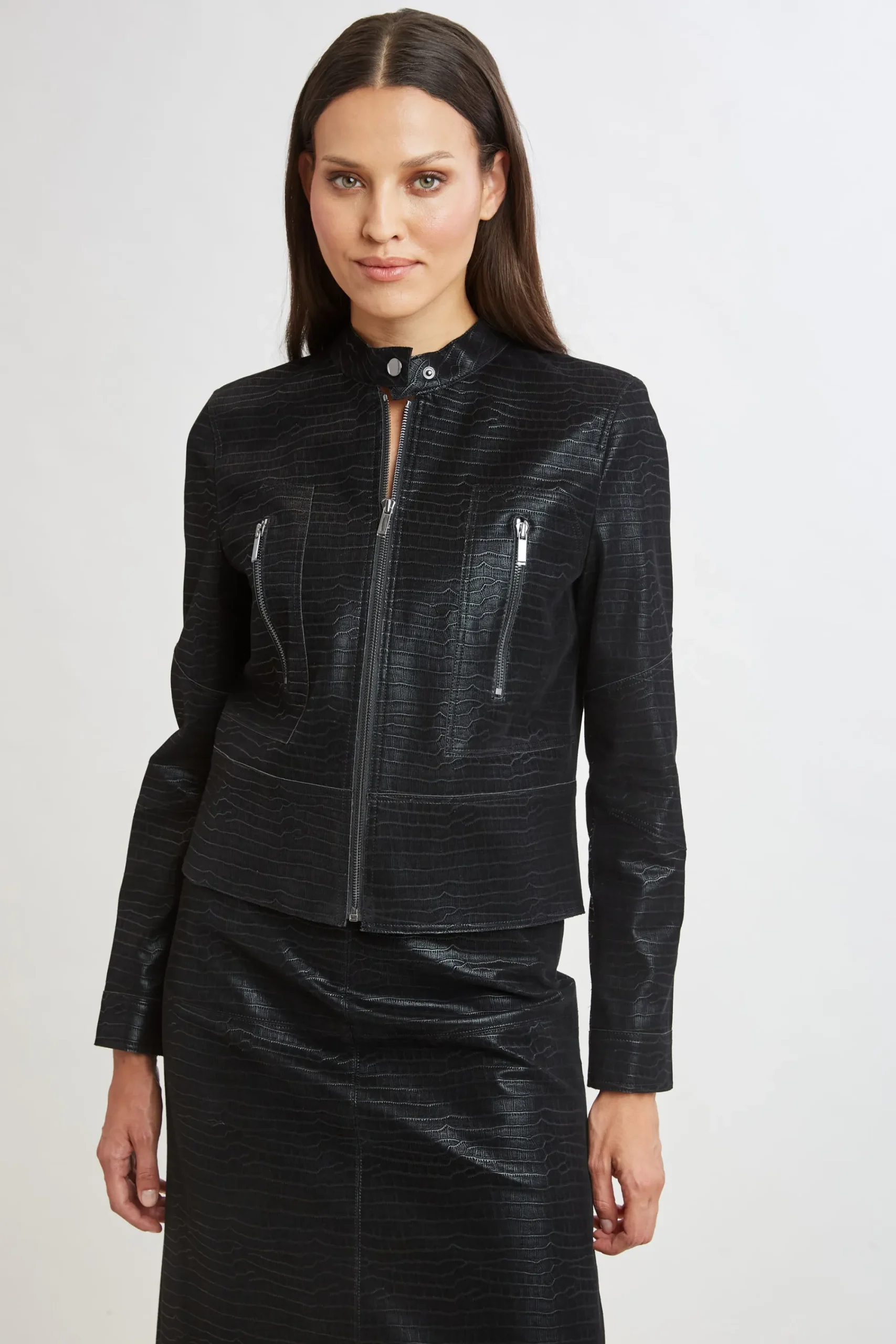 croco_embossed_vegan_leat_0-1.webp Elie Tahari Jackets & Blazers | Suiting-Croco Embossed Vegan Leather Motto Jacket