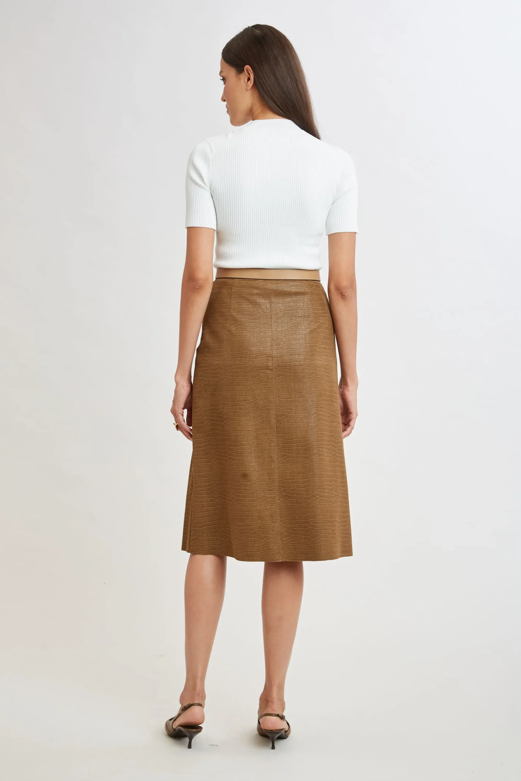 croco_embossed_vegan_leat_5-4.webp Elie Tahari Bottoms | Suiting-Croco Embossed Vegan Leather Midi Skirt