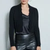Elie Tahari Tops & Sweaters-Cropped Cable Cardigan