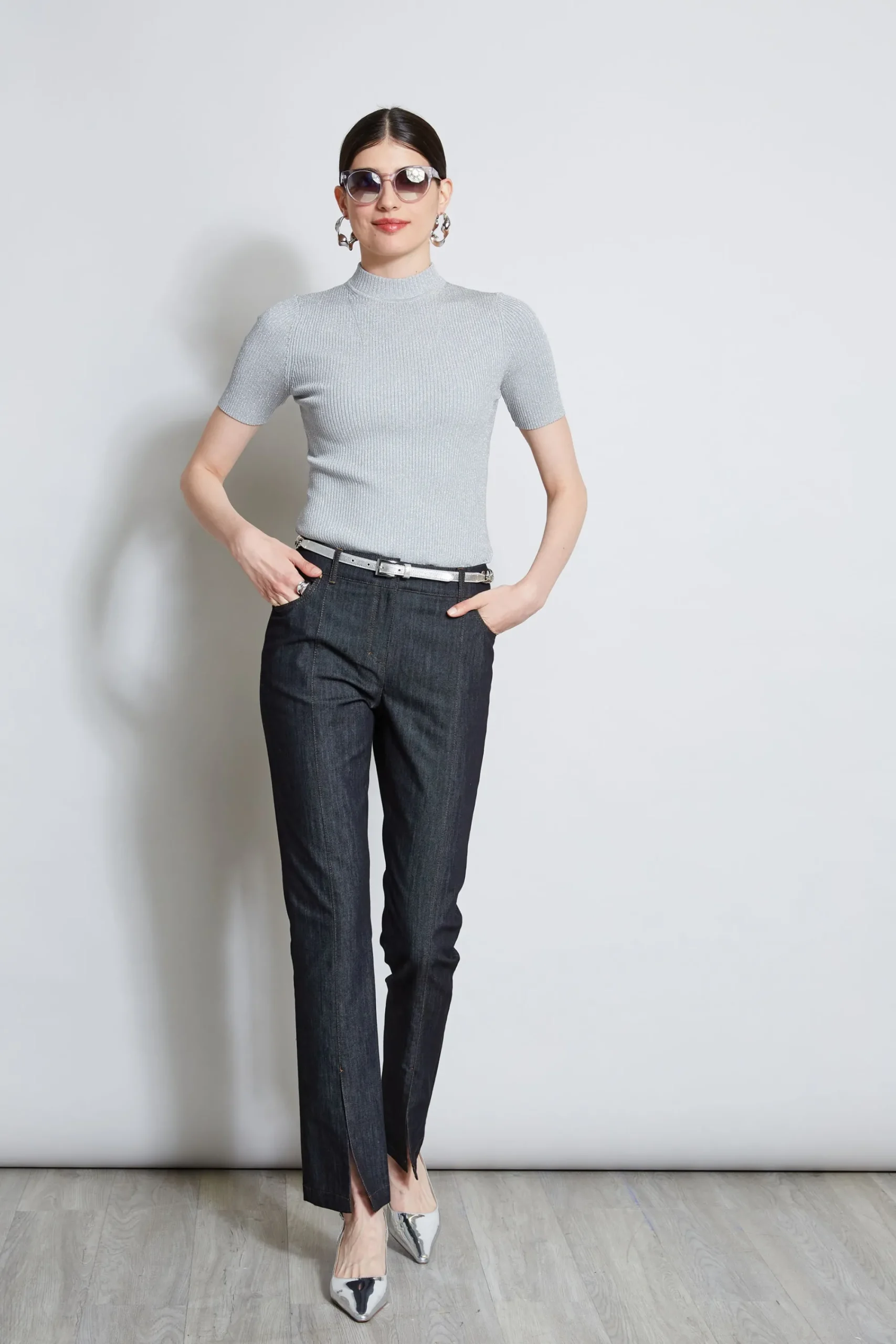 denim_slit_front_jeans_1.webp Elie Tahari Bottoms-Denim Slit Front Jeans