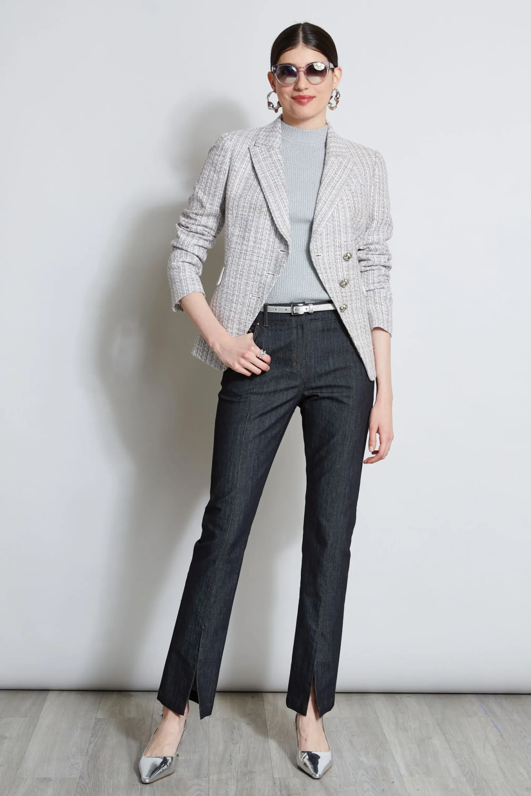 denim_slit_front_jeans_3.webp Elie Tahari Bottoms-Denim Slit Front Jeans