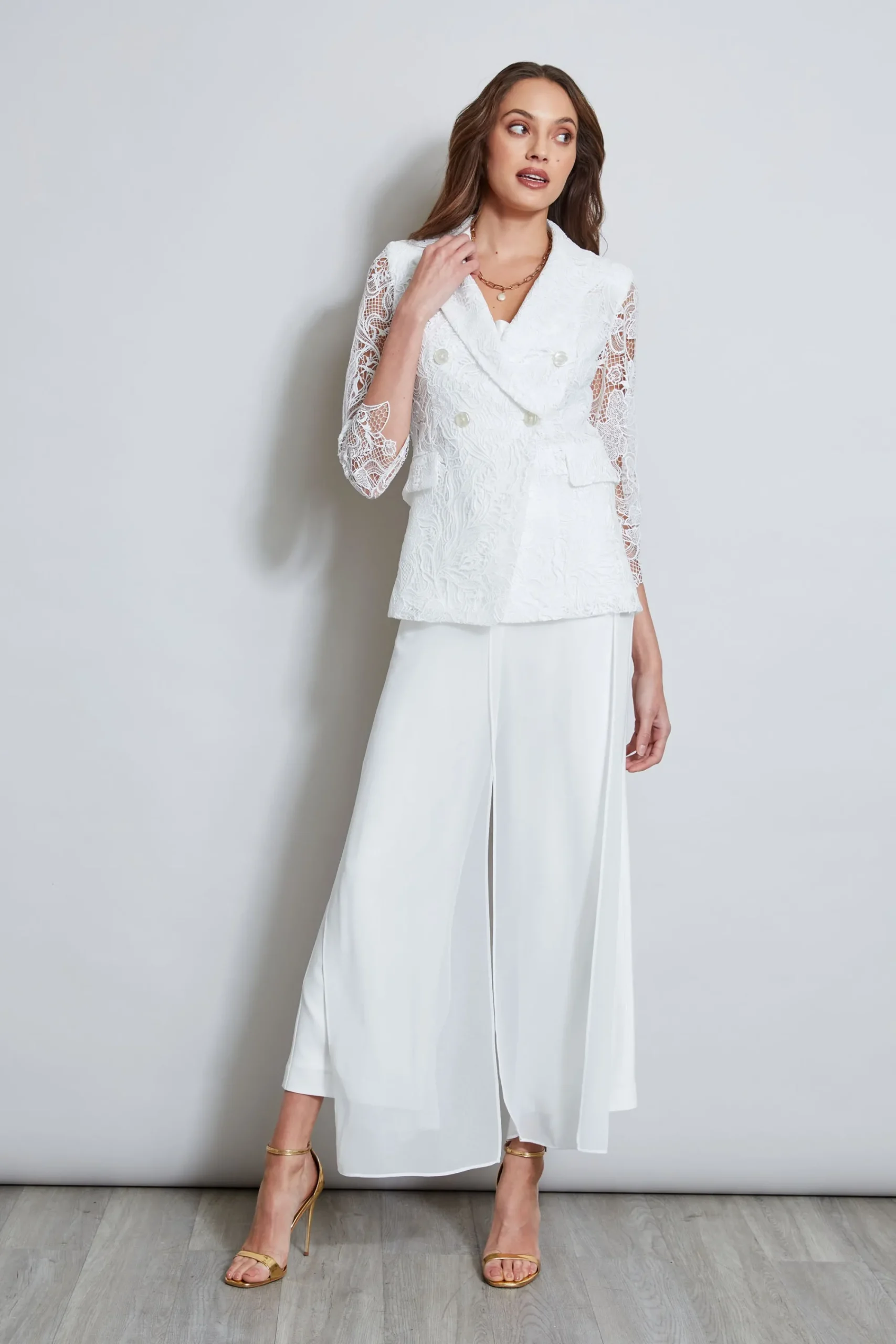 double_breasted_lace_blaz_2.webp Elie Tahari Jackets & Blazers-Double Breasted Lace Blazer