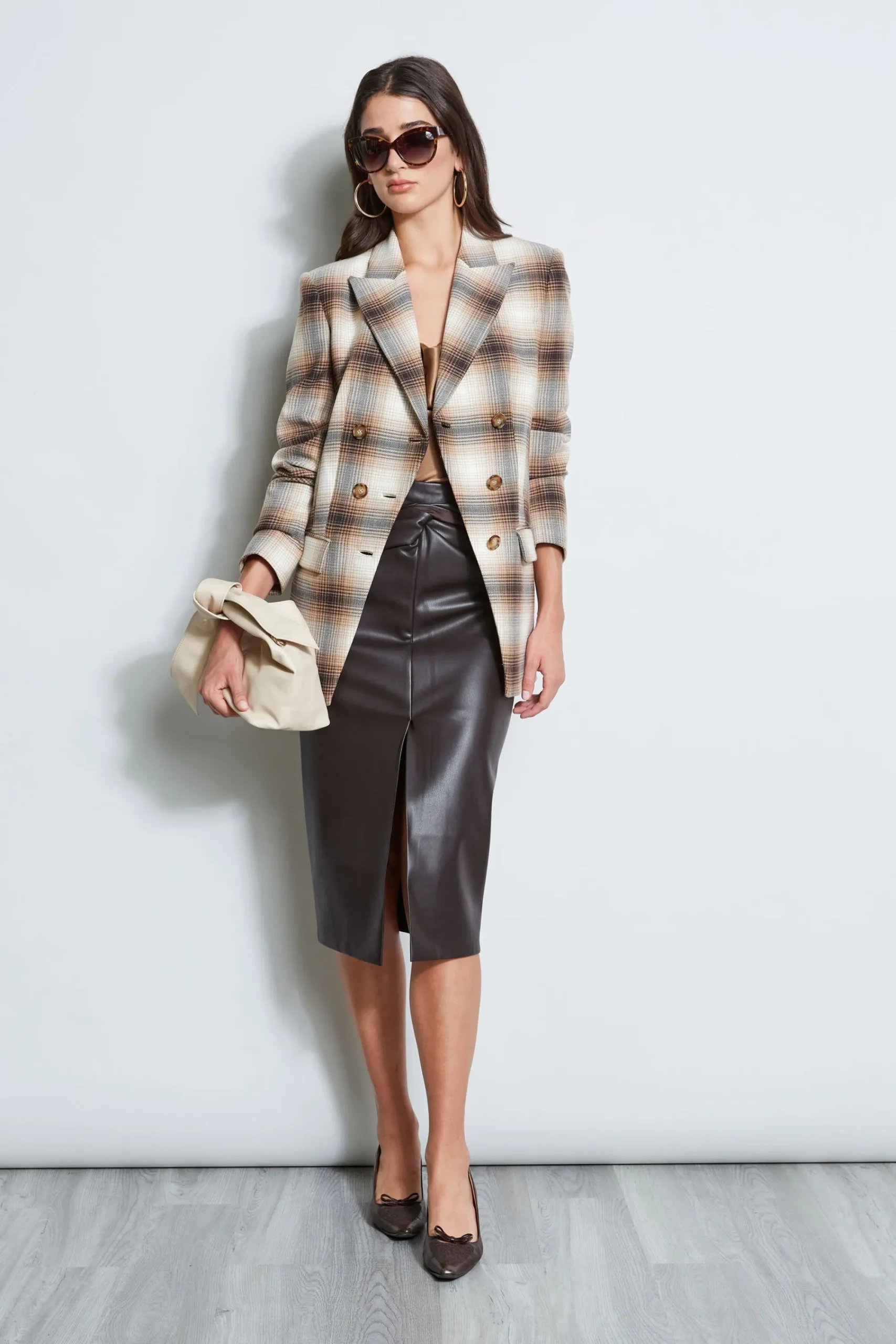 double_breasted_ombre_pla_4.webp Elie Tahari Jackets & Blazers-Double Breasted Ombre Plaid Blazer