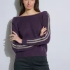 Elie Tahari Tops & Sweaters-Embellished Merino Cashmere Sweater