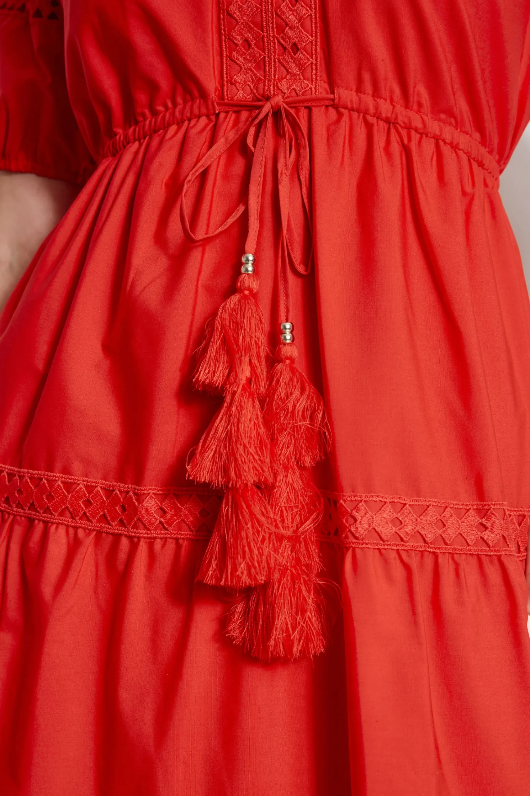 embroidered_short_sleeve__4.webp Elie Tahari Dresses & Jumpsuits | Short Sleeve Dresses-Embroidered Short Sleeve Dress