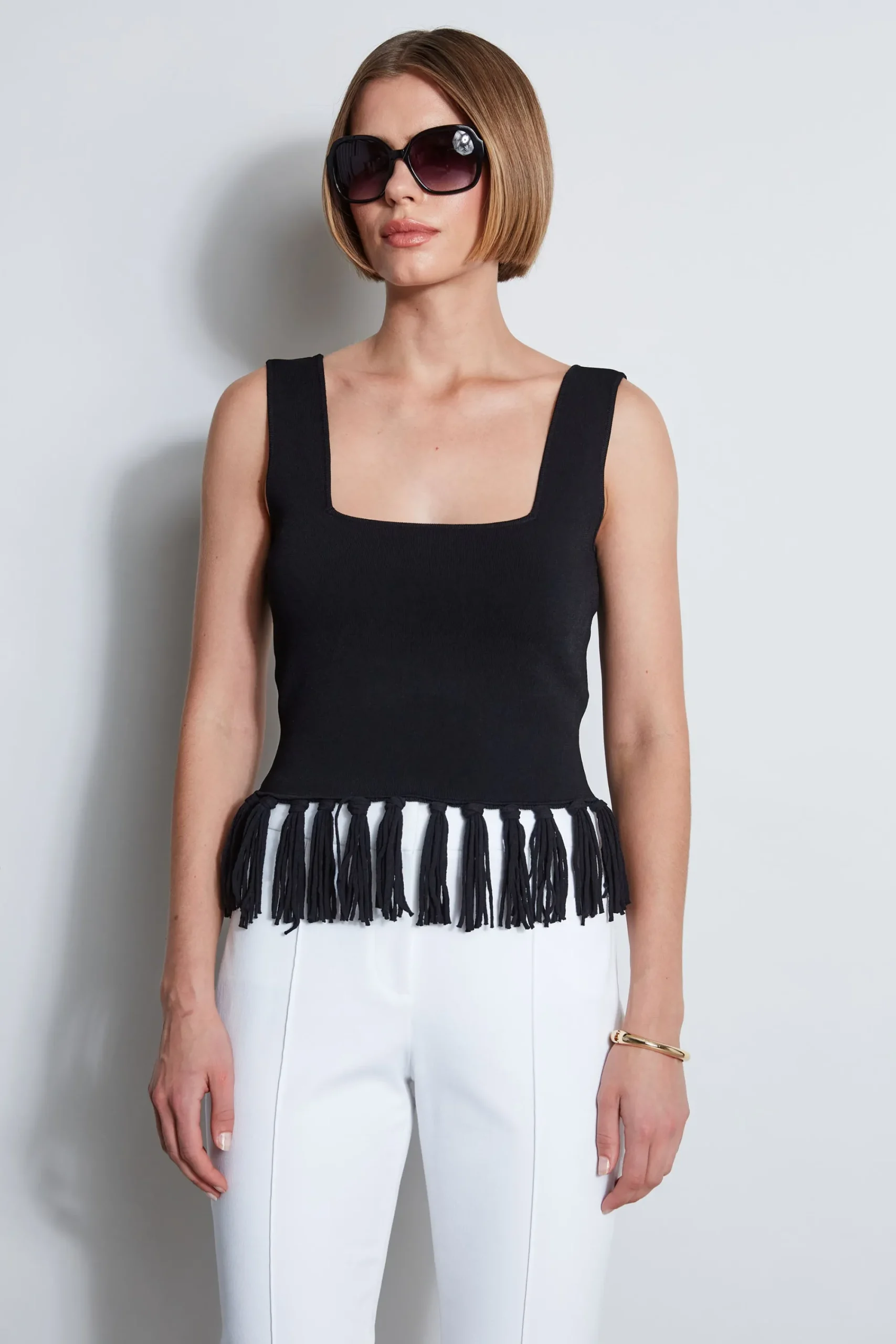 fringe_hem_knit_top_3.webp Elie Tahari Tops & Sweaters-Fringe Hem Knit Top