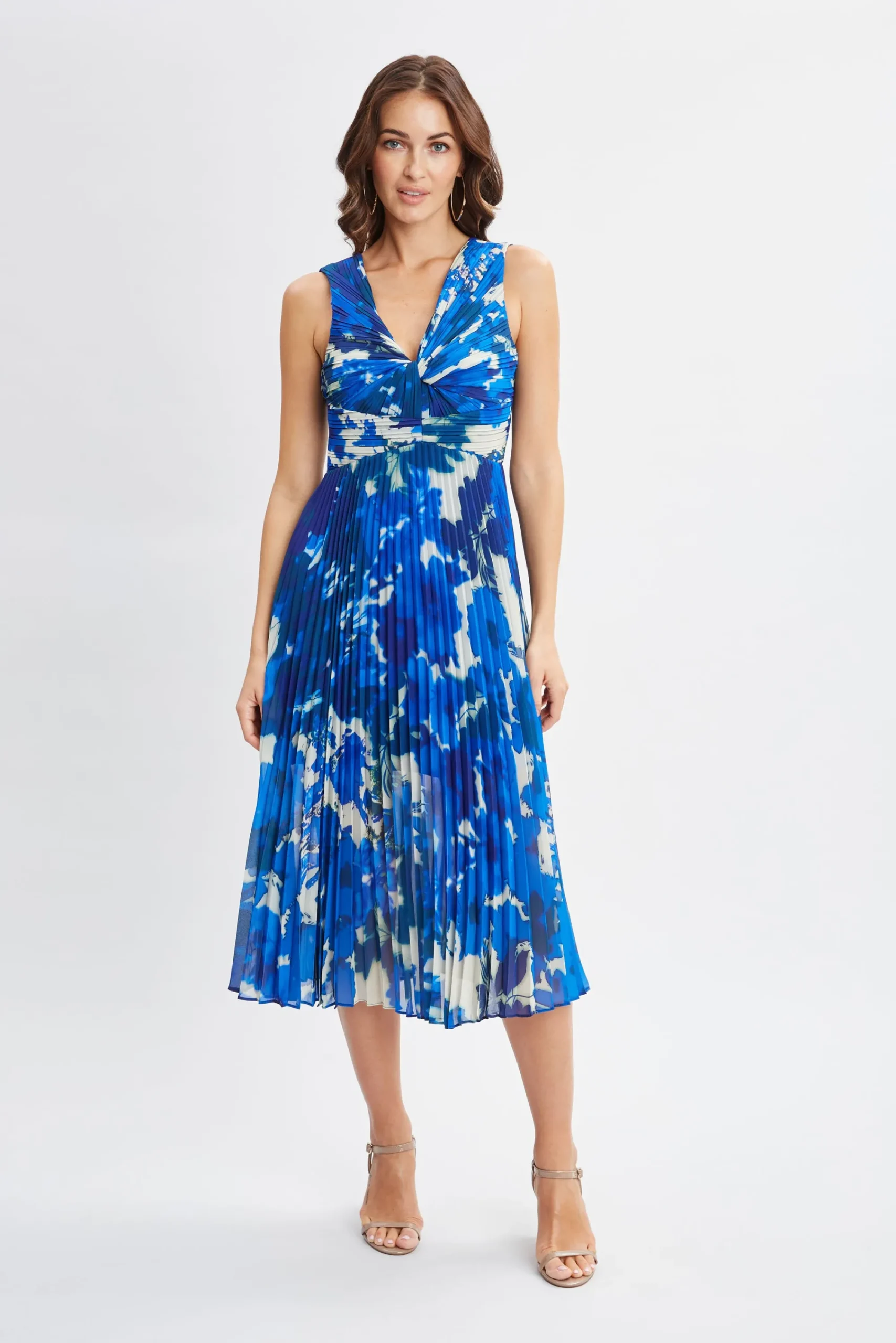 garden_printed_twist_midi_1.webp Elie Tahari Dresses & Jumpsuits-Garden Printed Twist Midi Dress