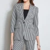 Elie Tahari Jackets & Blazers-Gingham Blazer