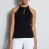 Elie Tahari Tops & Sweaters-Halter Neck Knit Sweater