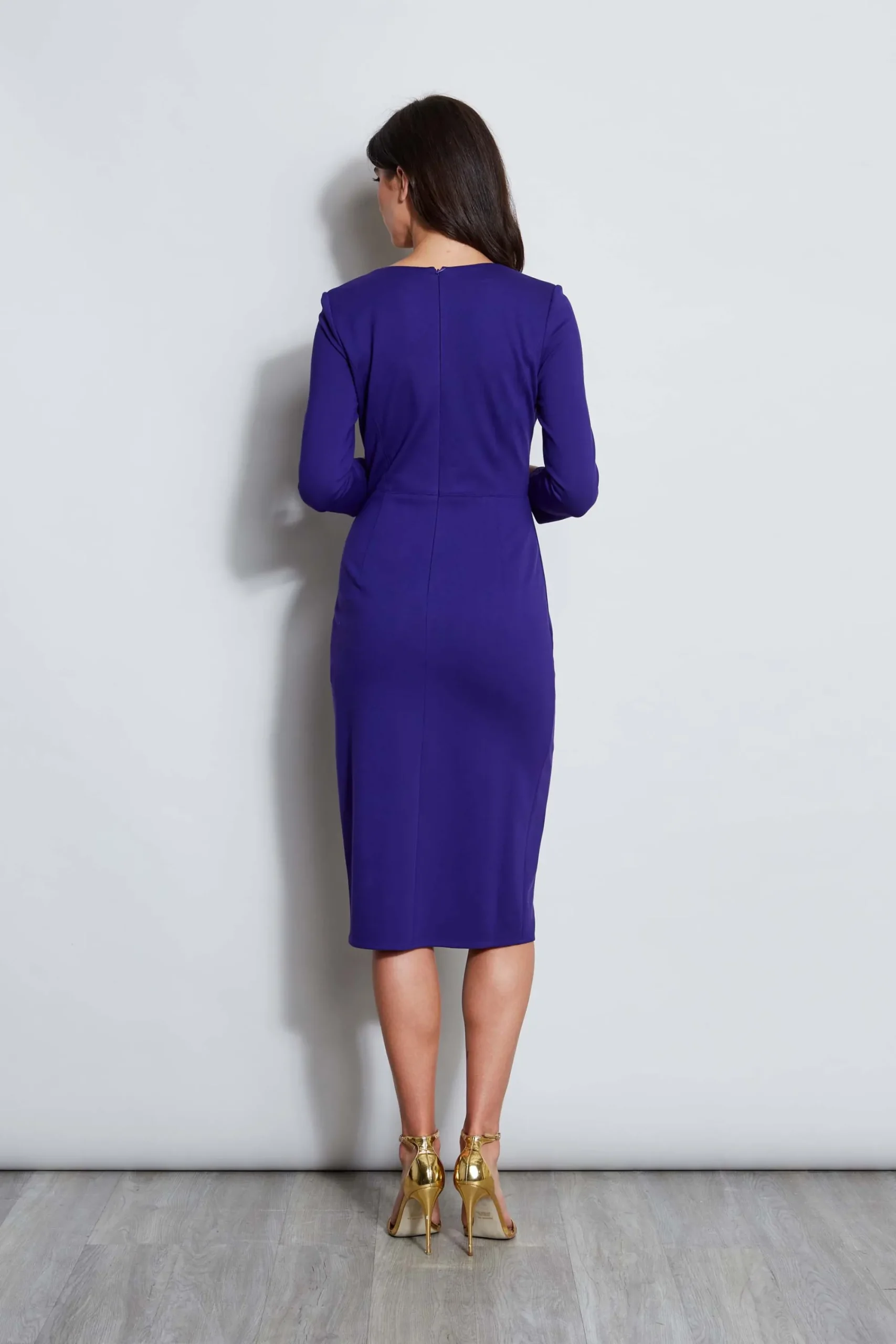 keyhole_ring_wrap_dress_4-1.webp Elie Tahari Dresses & Jumpsuits | Long Sleeve Dresses-Keyhole Ring Wrap Dress