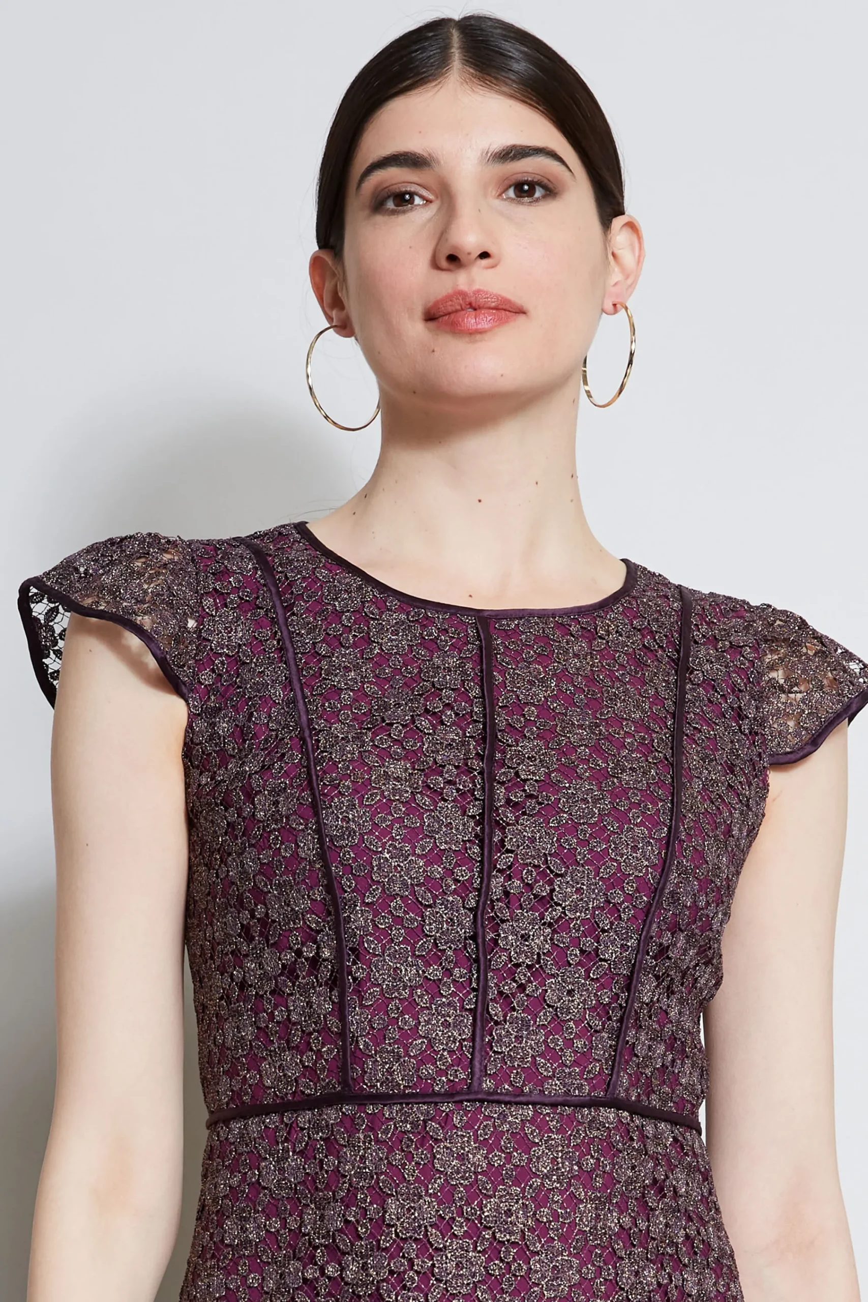 lace_flutter_sleeve_dress_4-2.webp Elie Tahari Dresses & Jumpsuits | Midi Dresses-Lace Flutter Sleeve Dress