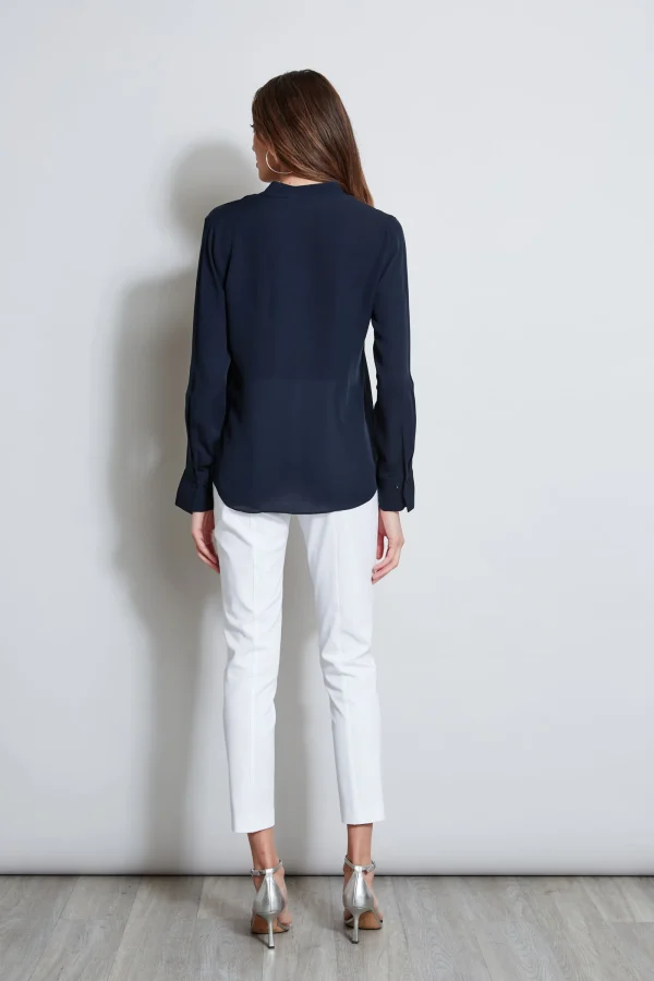 Elie Tahari Tops & Sweaters-Long Sleeve Chain Shirt