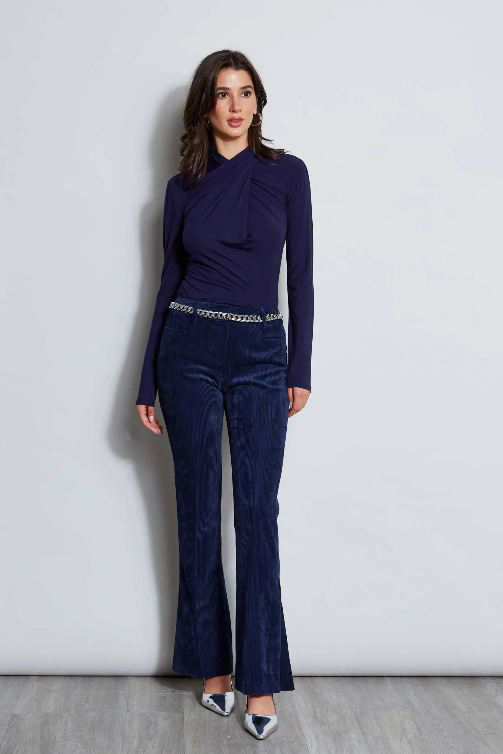 long_sleeve_twist_neck_kn_1.webp Elie Tahari Tops & Sweaters-Long Sleeve Twist Neck Knit