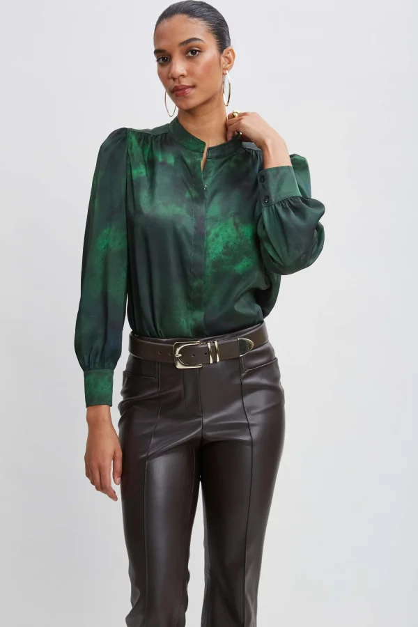 Elie Tahari Tops & Sweaters-Marble Button Down Shirt