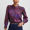 Elie Tahari Tops & Sweaters-Marble Button Down Shirt