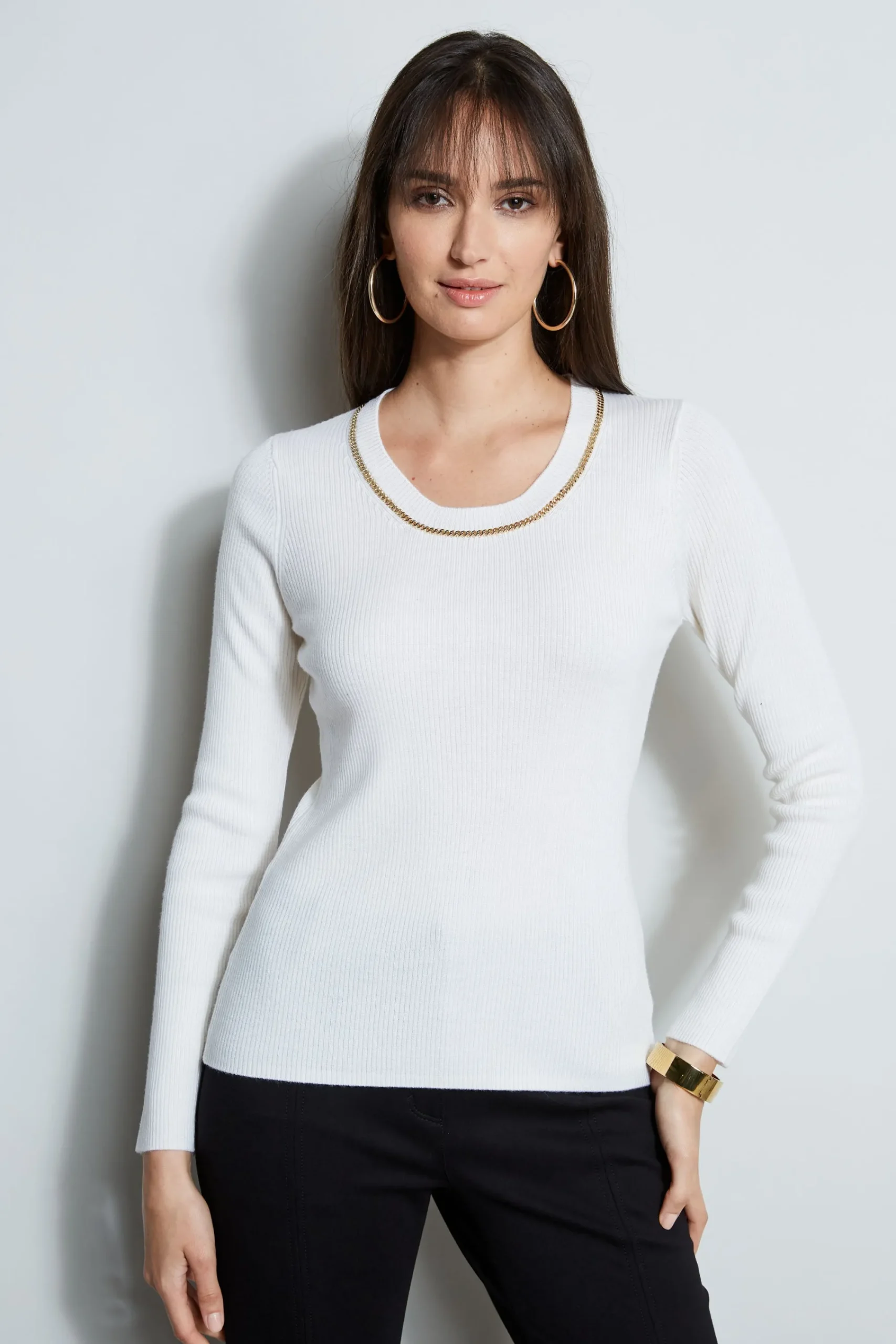 merino_rib_chain_detail_s_0.webp Elie Tahari Tops & Sweaters-Merino Rib Chain Detail Sweater
