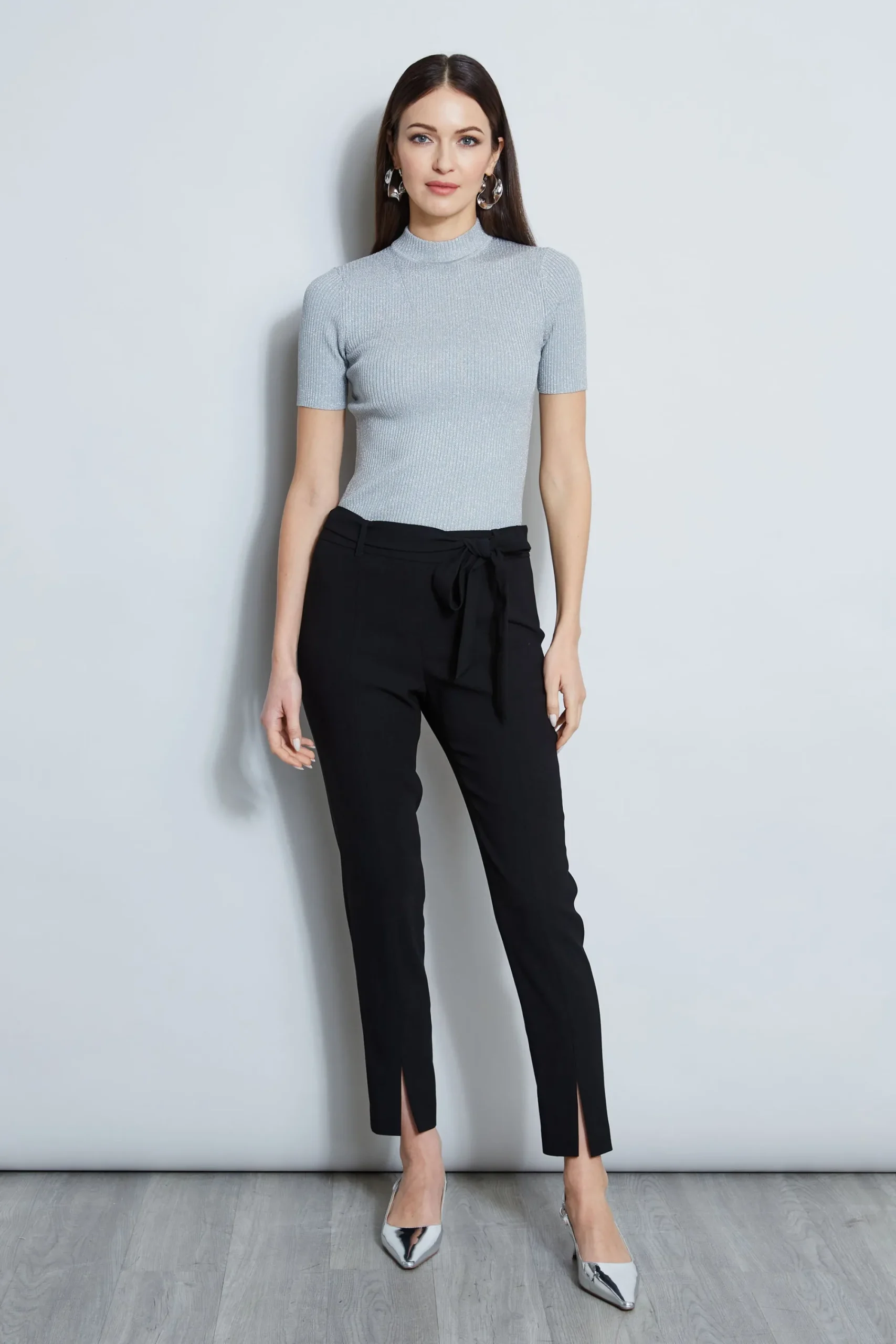 metallic_mock_neck_sweate_2-3.webp Elie Tahari Tops & Sweaters-Metallic Mock Neck Sweater