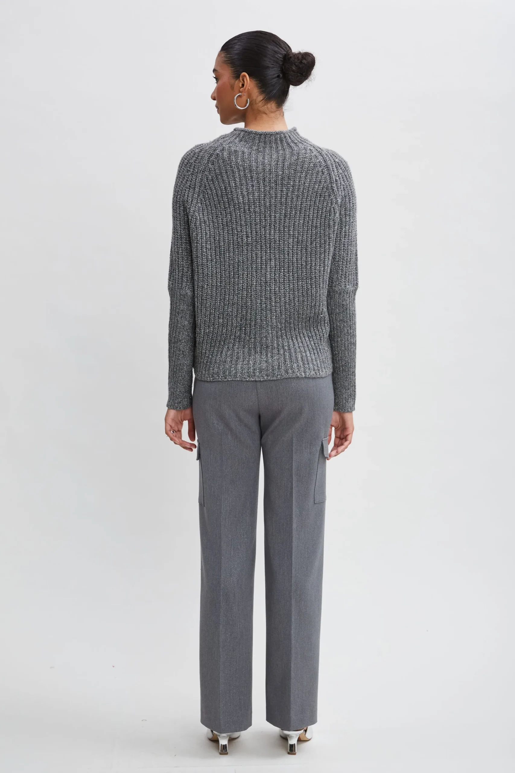 metallic_mock_neck_sweate_3.webp Elie Tahari Tops & Sweaters-Metallic Mock Neck Sweater
