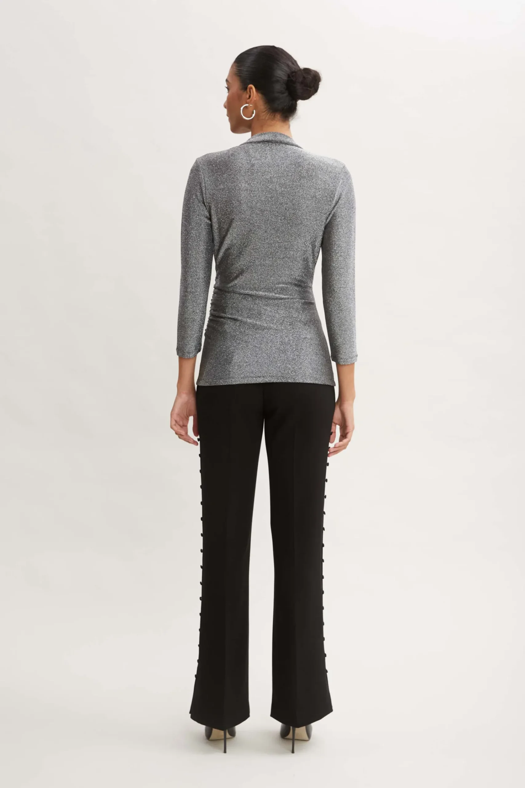 metallic_ruched_knit_2-1.webp Elie Tahari Tops & Sweaters-Metallic Ruched Knit