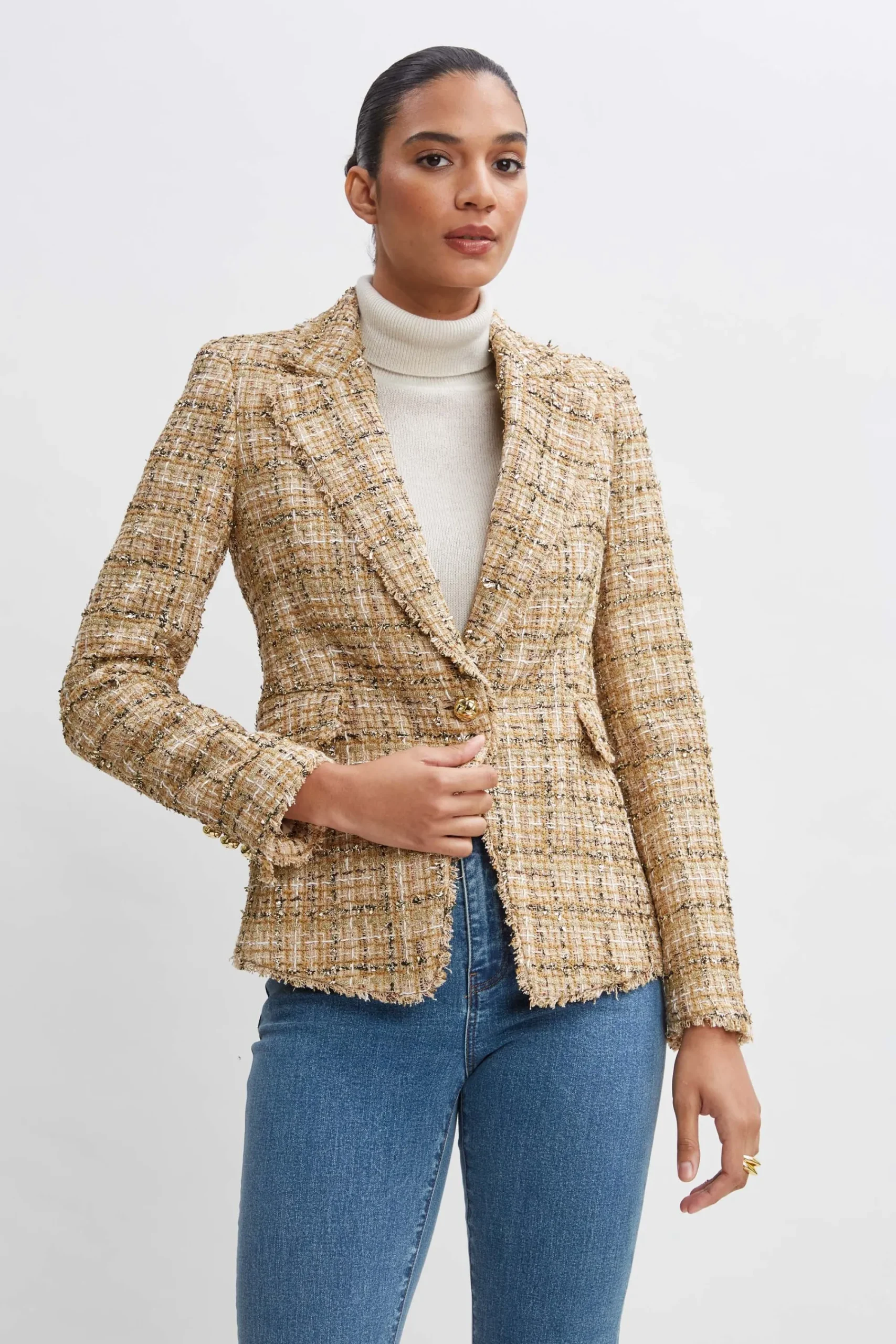 metallic_tweed_blazer_4-1.webp Elie Tahari Jackets & Blazers | Suiting-Metallic Tweed Blazer