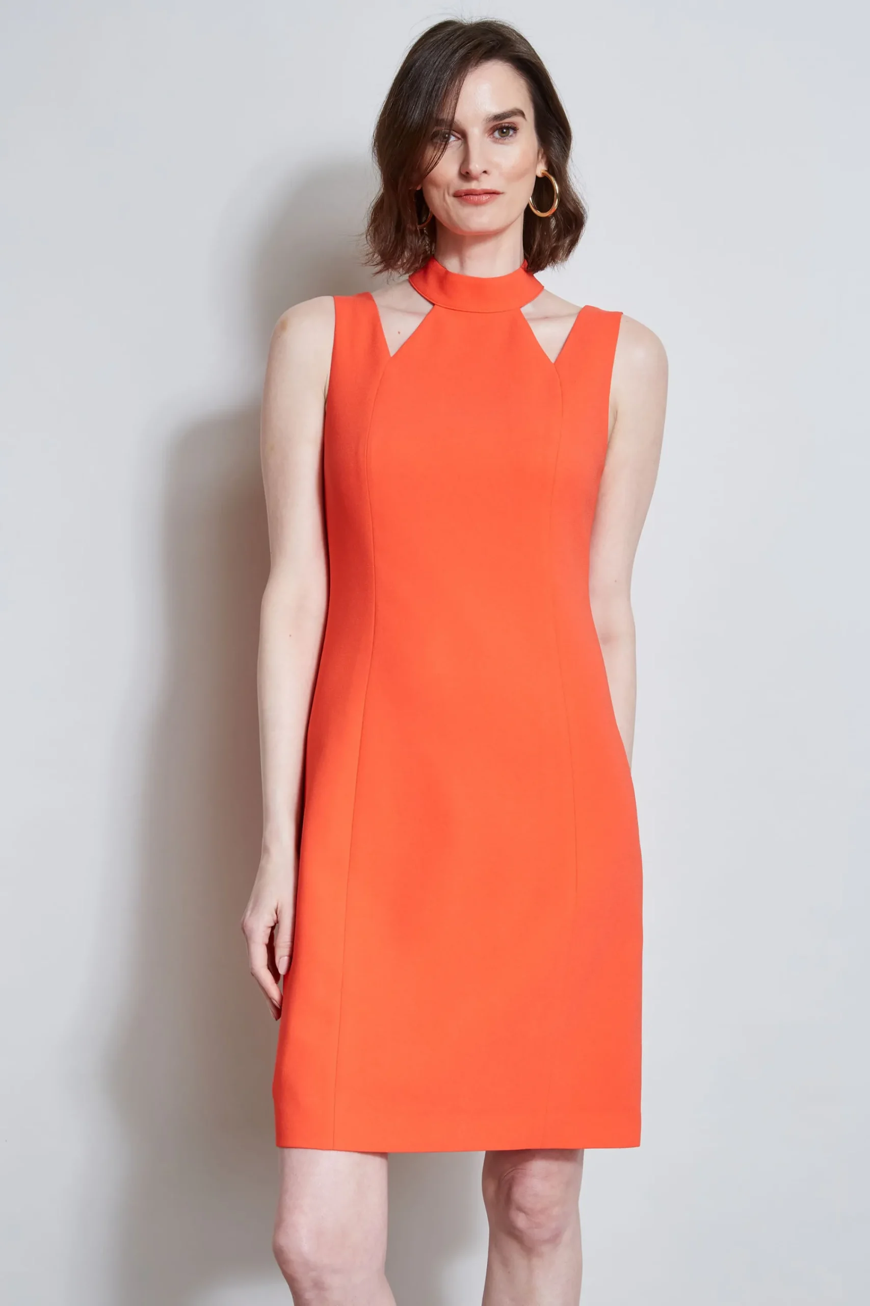 mock_neck_cut_out_dress_1-1.webp Elie Tahari Dresses & Jumpsuits | Sleeveless Dresses-Mock Neck Cut Out Dress