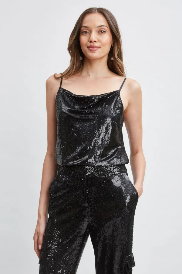 Elie Tahari Tops & Sweaters-Pave Sequin Cami
