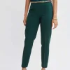 Elie Tahari Bottoms | Suiting-Pintuck Slim Pant